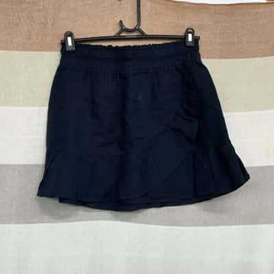 Seed Womens  Size 8 Ruffled Hemline Skirt Blue 