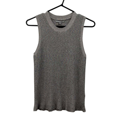 STUNNING OLIVER BONAS SCALLOPED HEM SPARKLE KNIT VEST. SIZE 10. BRAND NEW