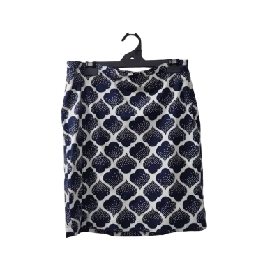 Boden Women's Size 14 Navy Blue / Pattern / White 