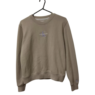 Women’s Calvin Klein Jeans Size S Beige & Purple Crew Neck Jumper