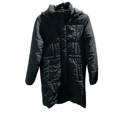 Puma Womens  Size 10 Longline Hooded Jacket / Puffer Jacket Black  