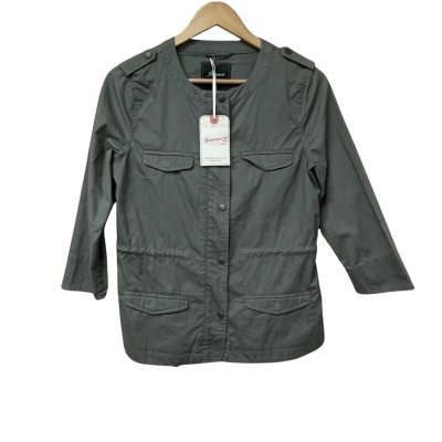 BNWT Jeanswest Womens Size 10 Cotton Casual Jacket in dark chive