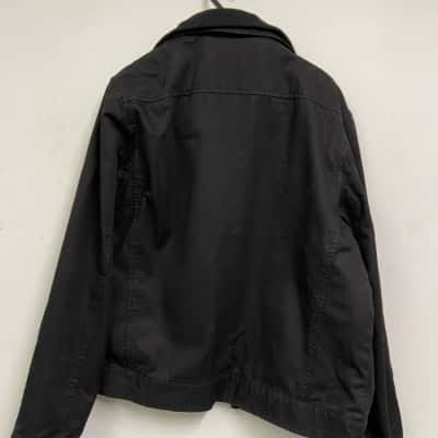 LS EAST XL Front Zipper Black Jacket