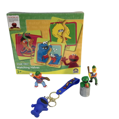 Sesame Matching Halves and Accessories as pictured
