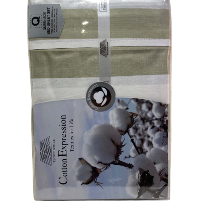 Cotton Expression Textiles For Life Bed Sheet Set size Queen 