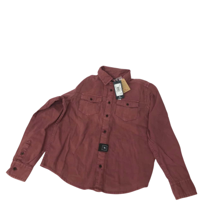 Rip Curl Boys Long Sleeve Shirt Size 10 Maroon  - NEW