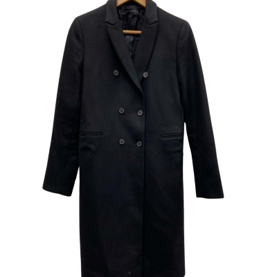 Zara Womens  Size 10 Winter Coat Black  
