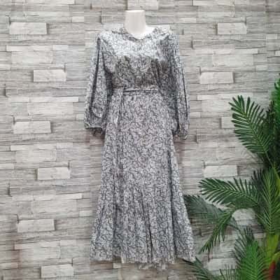 Commonry  Womens  Size 22 Maxi Dress Floral / Green / White 