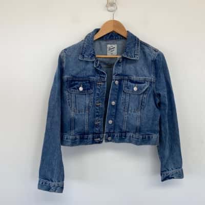 The 1965 Denim Company Blue Denim Jacket  Size 12