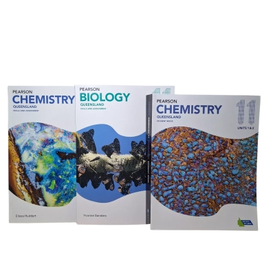 Senior Science Textbooks for Qld Curriculum-set of 3 books