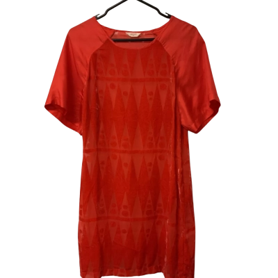 Gorman  Womens  Size 8  Red  Short Sleeve Top