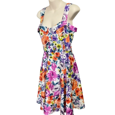 Review Women's Magnolia Dress Size 10 Floral 