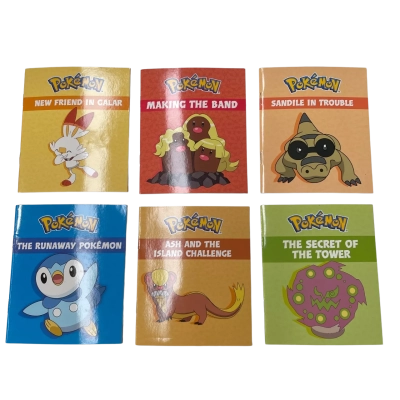 Pokémon books small collection 12 cm x 10 cm X 23