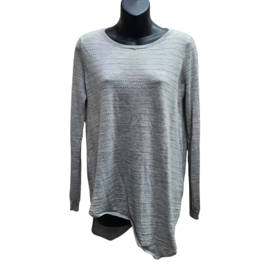 SEED HERITAGE 100% Merino Wool Asymmetrical Long Sleeve Top in Size XS - Loose Fit