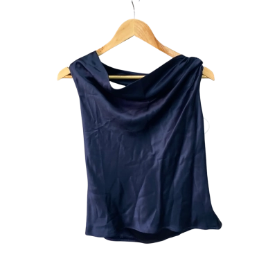 Rebecca Valance Womens  Size 8 Elise Top Navy RRP $379