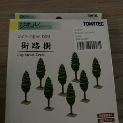 Tomytec diorama collection 1/150 scale - 009- n scale city street trees