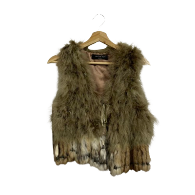 Blue D' Art Marabou Vest France 