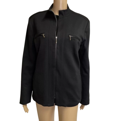 Liz Jordan Womens  Size M Black  jacket. 
