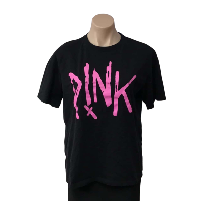Pink Womens Size XXS Black "Pink" T-shirts 