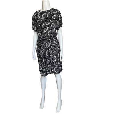 Country Road Womens  Black and White Midi Dress 