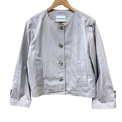 Country Road Taupe Collarless Jacket Size 10