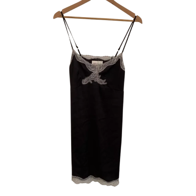 Peter Alexander Womens  Size S Loungewear Mini Dress Black  / White 