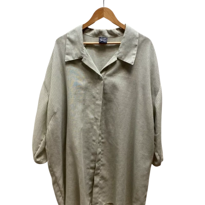 Sweeten Ladies Size 6XL Green / Striped Shirt