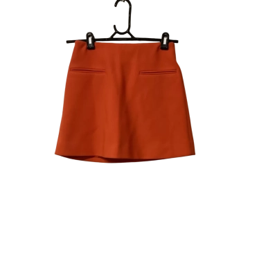 Womens Sheike Size 6 Orange Mini Skirt 