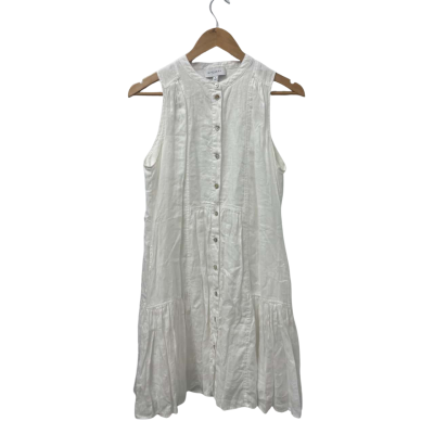Witchery Womens  Size 8 Sleeveless Dress  White 
