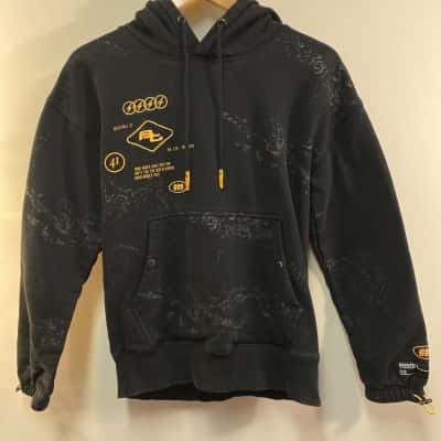 Been Trill Mens Hoodie and Pants Set Size XS Black  / Yellow 