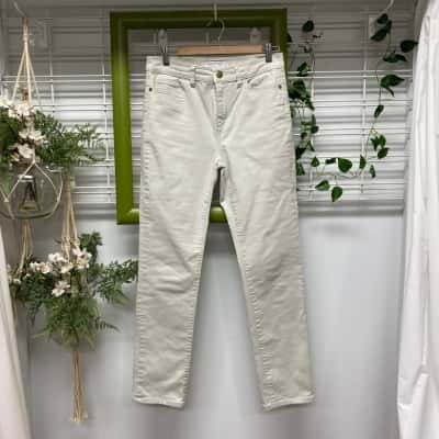 Sportscraft Womens Lari Slim Fit Jeans Cream 