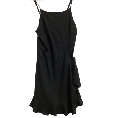 Seed Teen  Size 14 Shoestring Dress Black  