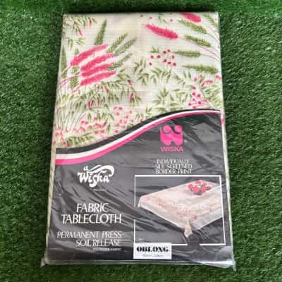 Wiska Floral Fabric Tablecloth - Oblong 152cm x 228cm (New)