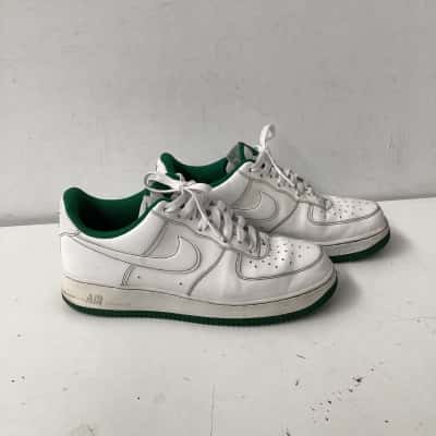 Nike Air Force 1 Low Sneakers White/Green Size EUR 42.5
