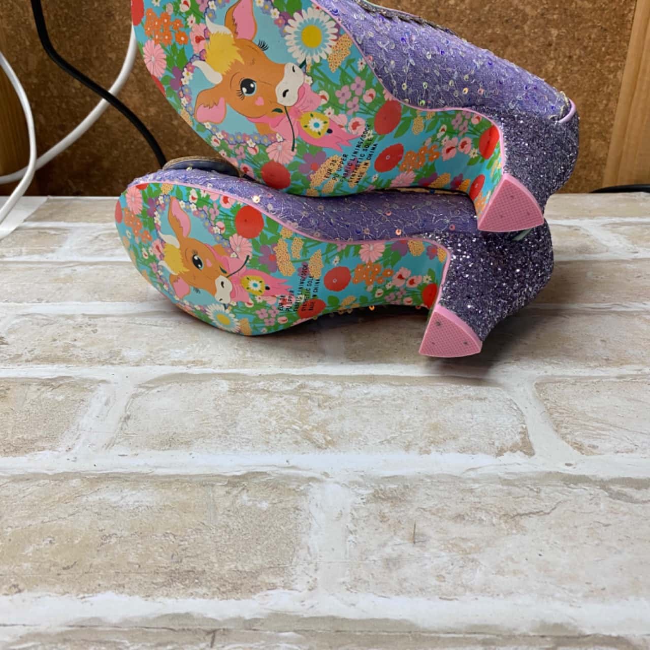 Irregular Choice Womens Size 38 Purple Shoes