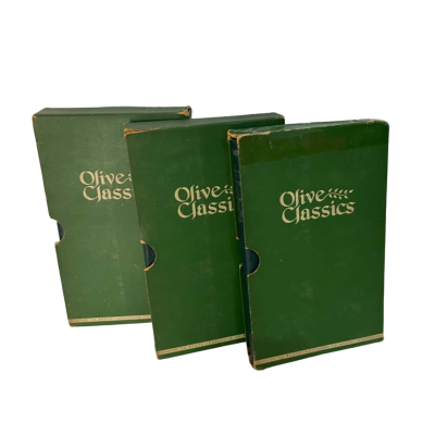 3 Olive Classics books ( Our mutual Friend, A Tale of Two Cities, Dombey and Son)