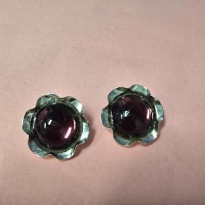  Womens vintage clip on Earrings 