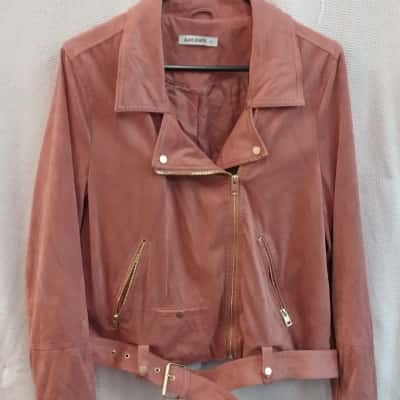 Just Jeans Womens  Size 16 Cropped Jacket Pink  