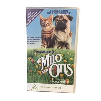 Vintage VHS Tape Milo and Otis 
