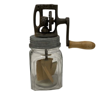 Vintage Cast Iron Small Dazey Butter Churner 