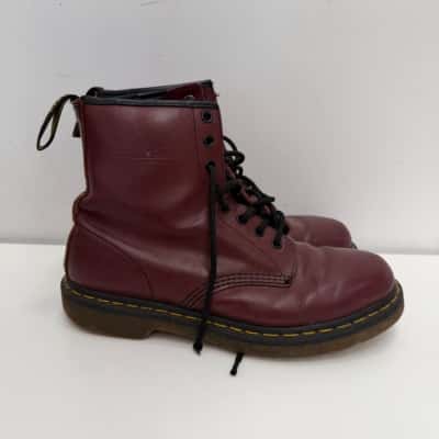 Dr Martens Cherry Red Boots - UK 7 