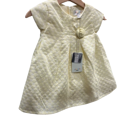 Junior Baby Kids  Size 1 Dress Yellow 
