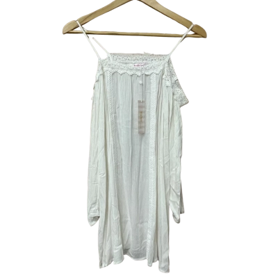 BNWT Boho Australia Womens Size S Mini Dress White 