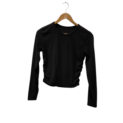 Lululemon Womens  Size 10 / 8 Cropped / Long Sleeve Top Black  