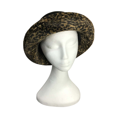  Womens  Size One Size Hat Animal print / Black  