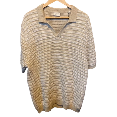 Industrie Mens Size XL Tan Polo