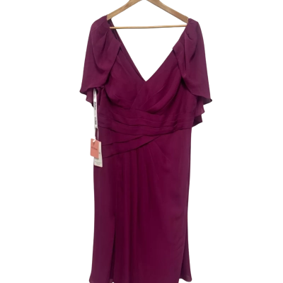 JJ's House Womens  Size 18 Formal Dress / Midi Dress Purple 
