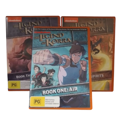 The Legend of Korra DVDs (Book 1-3)