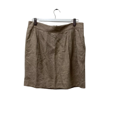 DKNY Womens  Size 8 Mini Skirt Natural 