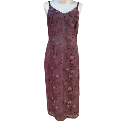 Anthea Crawford Womens  Size 12 Maxi Dress Purple 